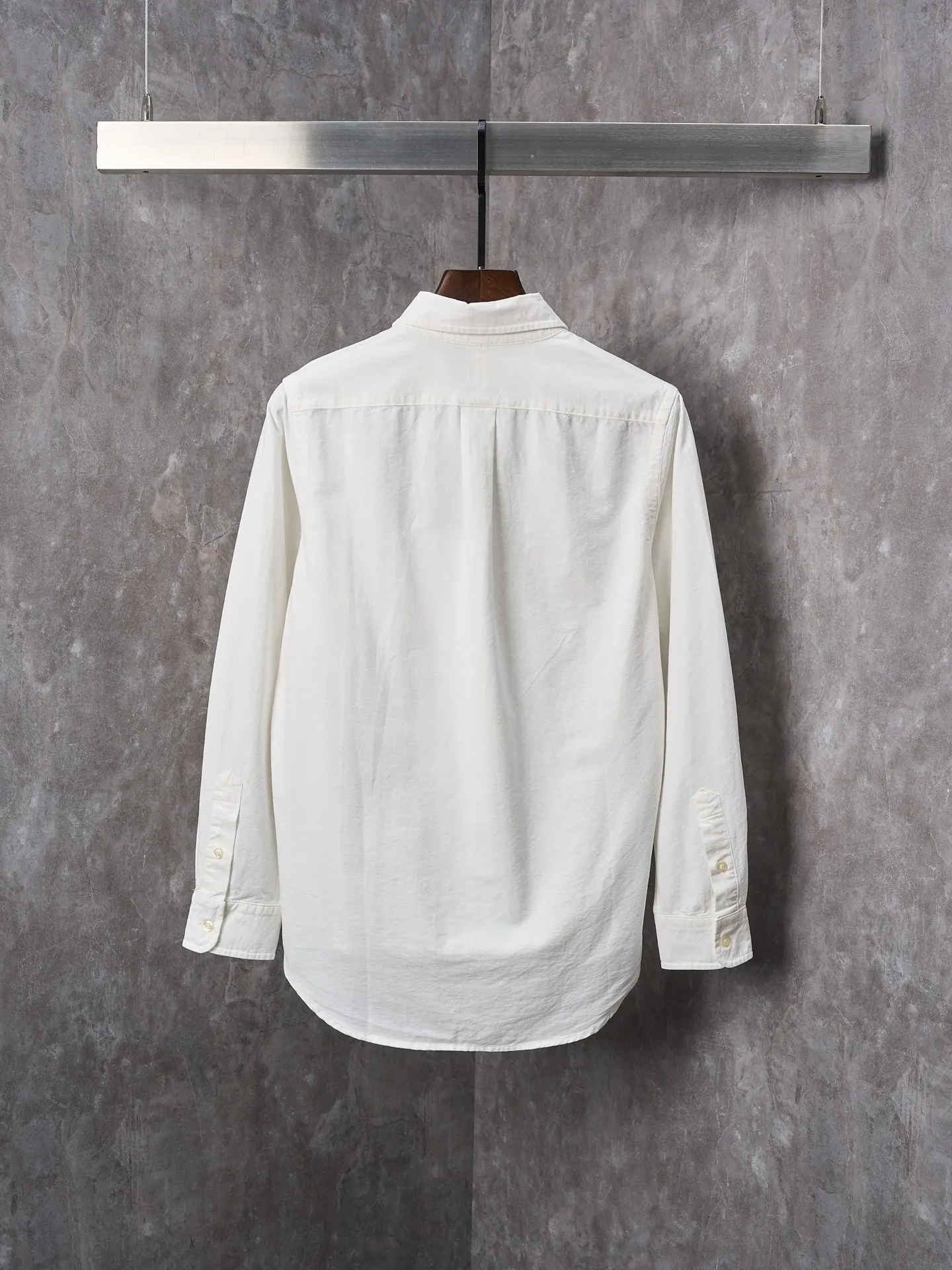P340 Actual hanging auction】Ralph Lauren/Ralph Lauren couples must-have solid color pony embroidered cotton long-sleeved shirt [Ready stock] XS S M L XL